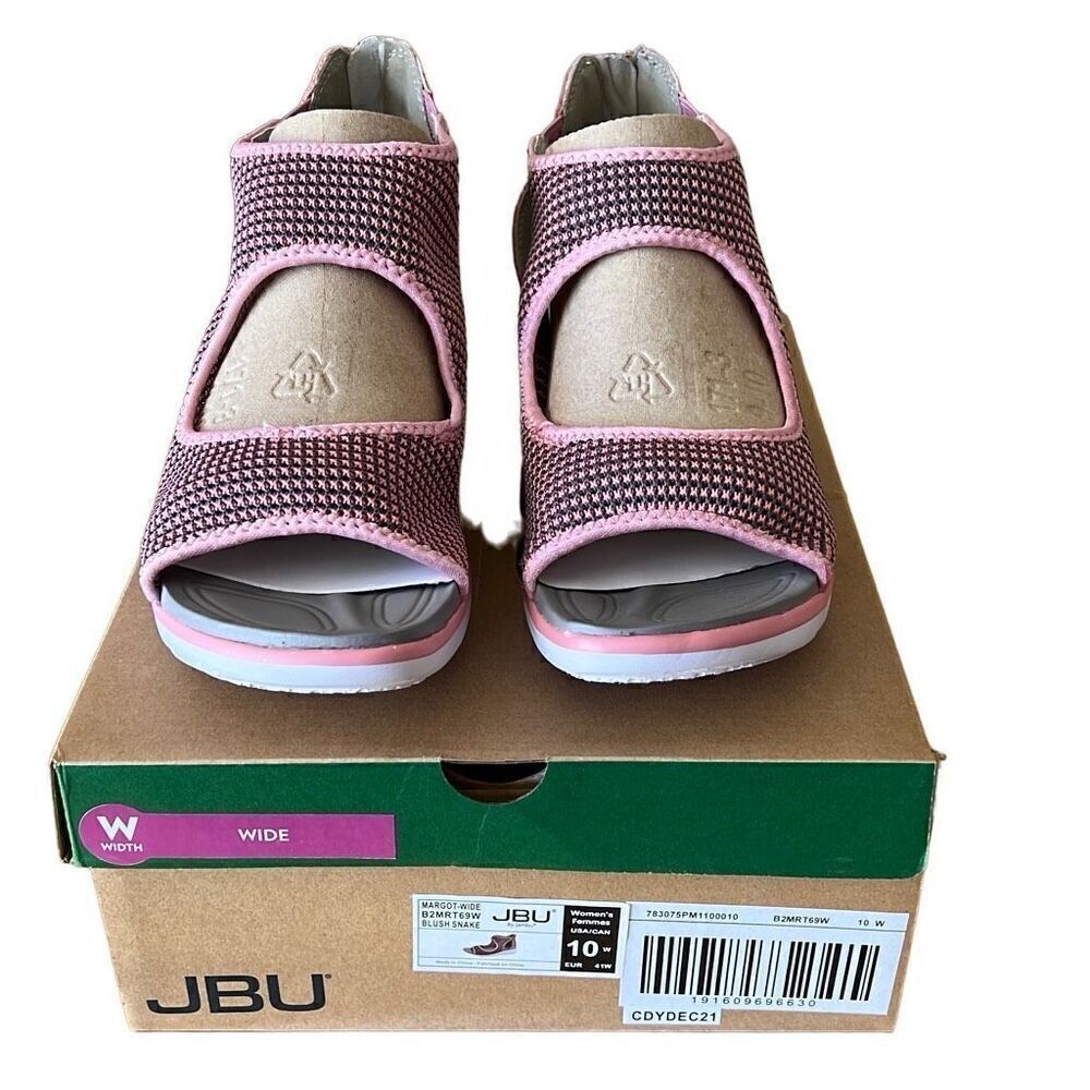 JBU Margot Blush Snake Water Shoes Sz.10W